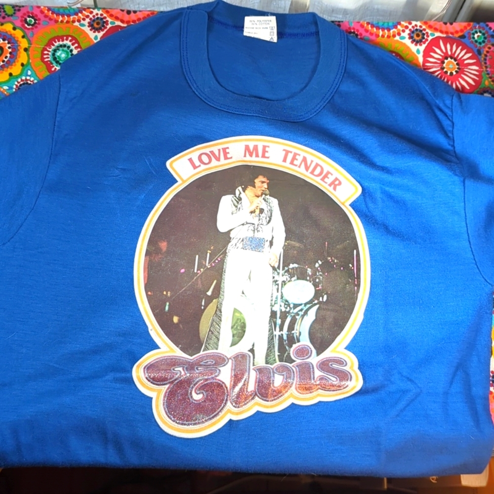 VINTAGE 1977 Elvis Love me Tender T Shirt